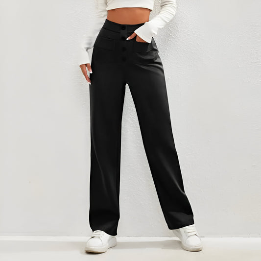 Myaree - Classic Straight-Leg Trousers | Timeless Style, Everyday Comfort