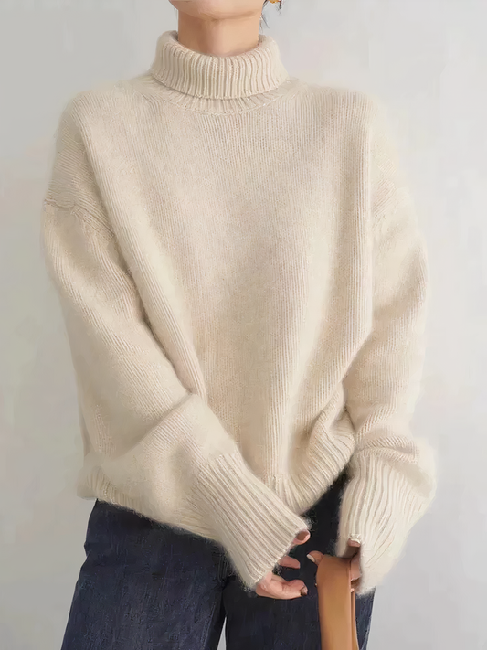 Eleanor - Elegant Women's Cashmere Turtleneck Sweater